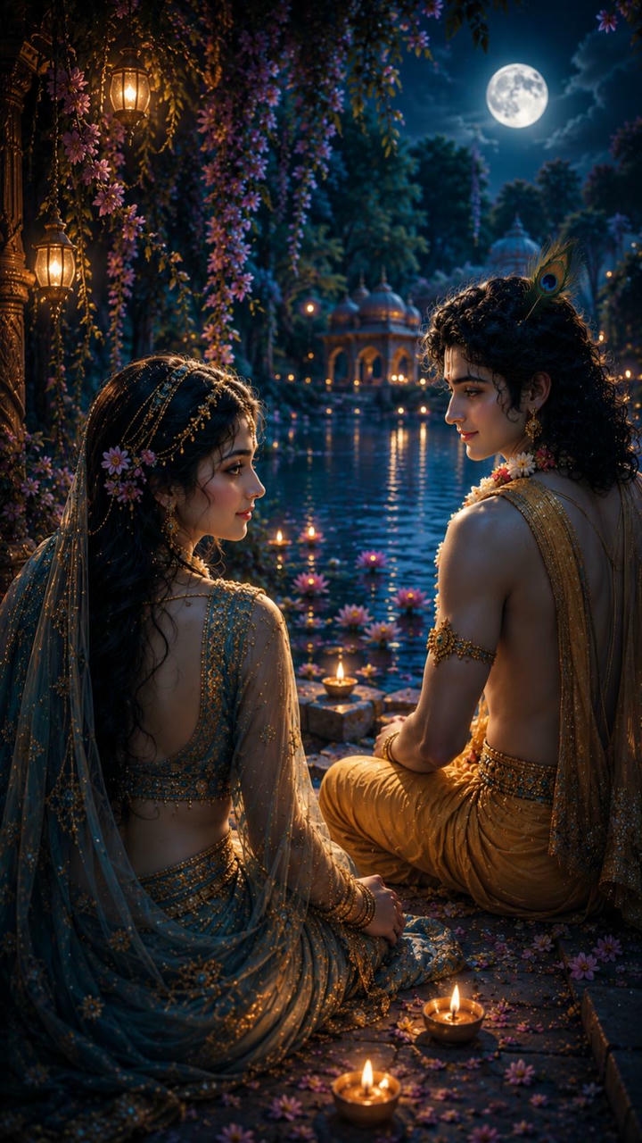 4K Love Radha Krishna Dp