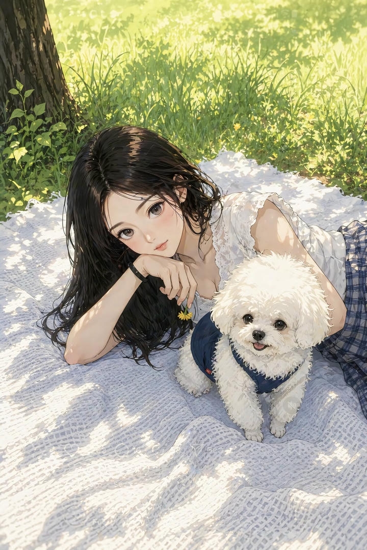 Aesthetic Anime Girl DP For Instagram
