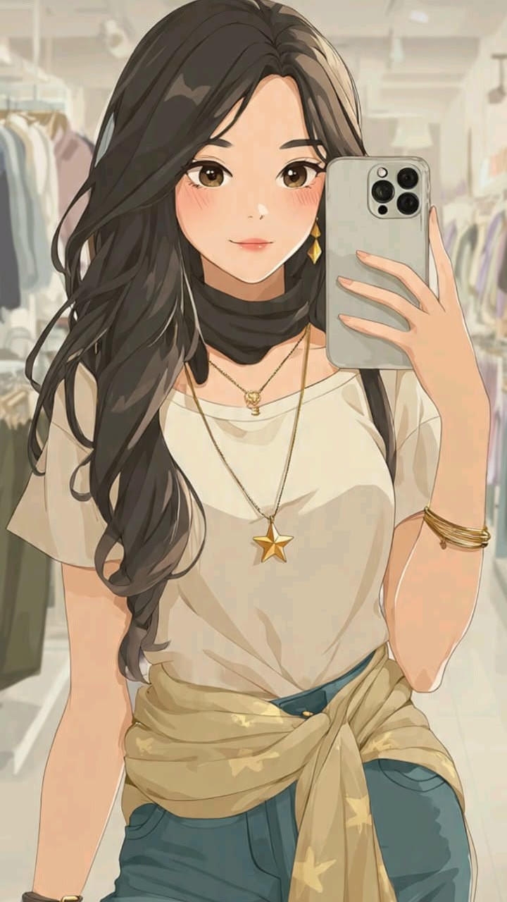 Aesthetic Girl Anime DP