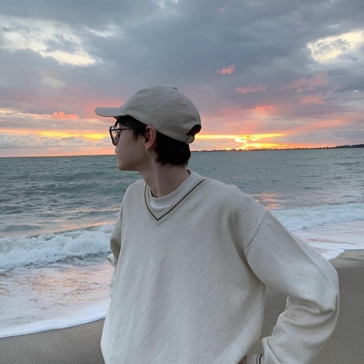 Alone Boy Dp Sunset