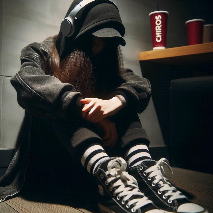 Alone Sad Girl DP Hidden Face
