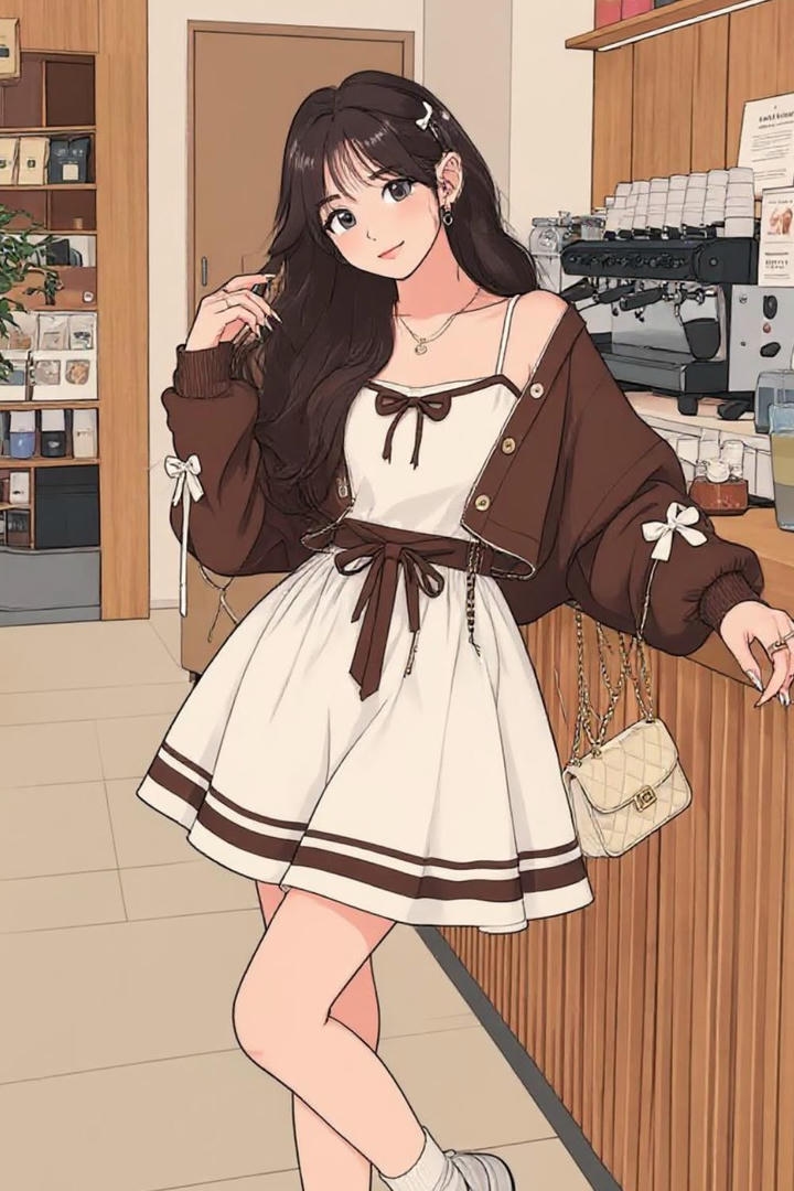 Anime Girl DP Aesthetic Black