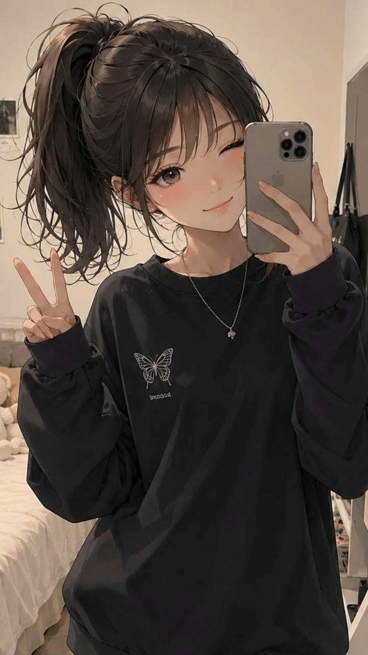 Beautiful Anime Girl DP Instagram