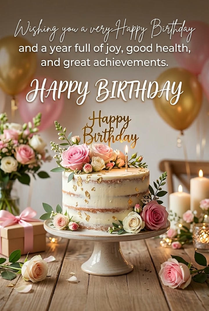 Beautiful Happy Birthday Wish Image