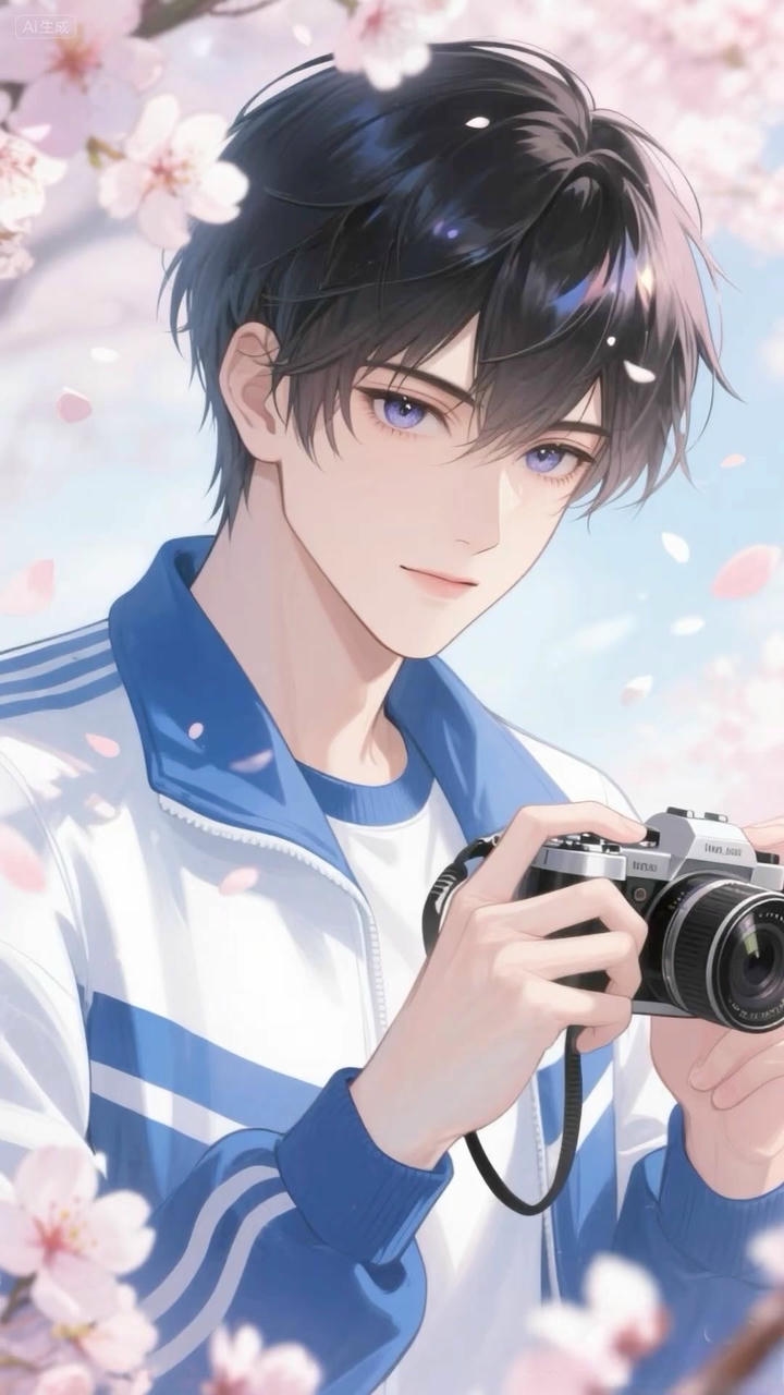 Blue Eyes Anime Boy DP for Instagram