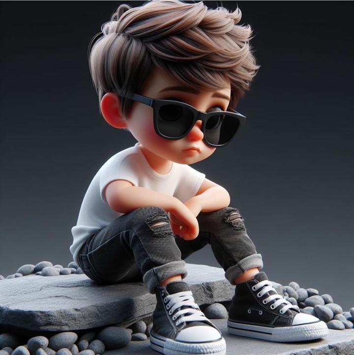 Cartoon Boy Attitude Dp HD