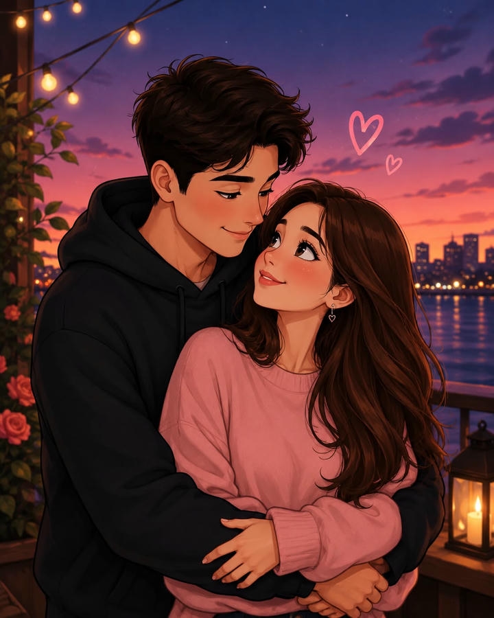 Cartoon Boy Girl DP Couple