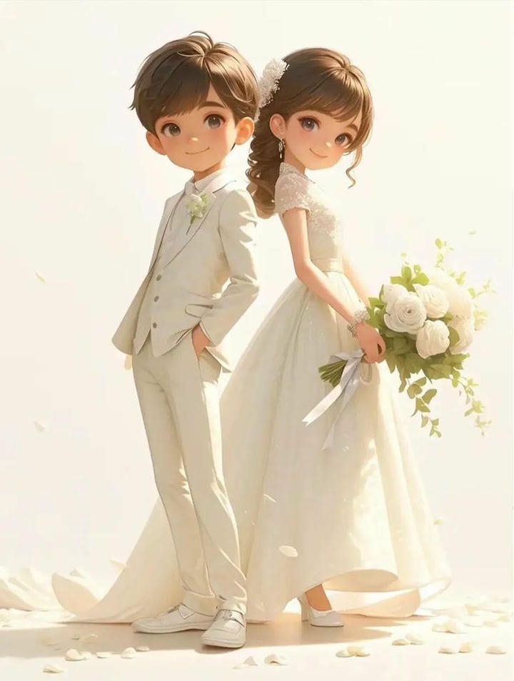 Chibi Cute Couple Cartoon DP For Couples