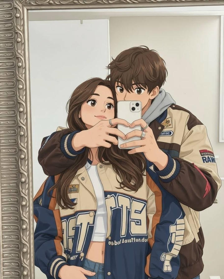 Couple DPZ Cartoon Boy and Girl