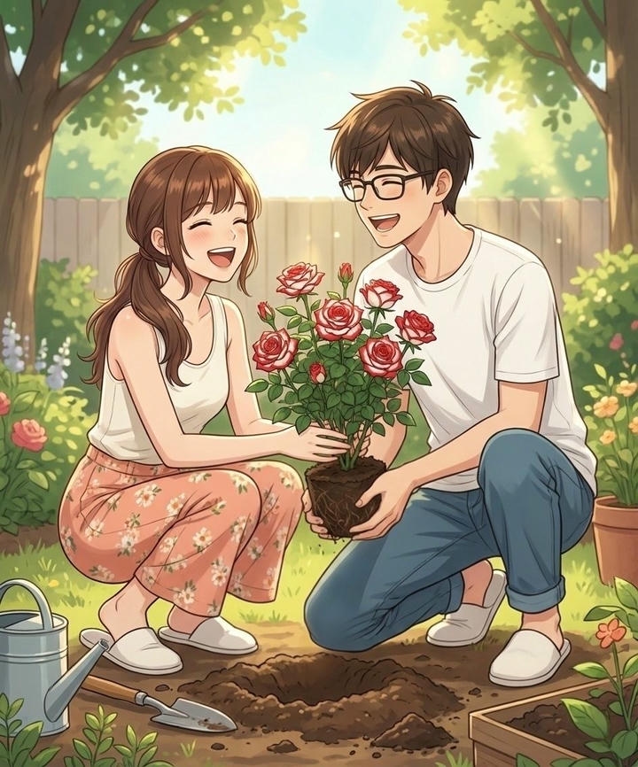 Couple Dp for Instagram Cartoon Romantic