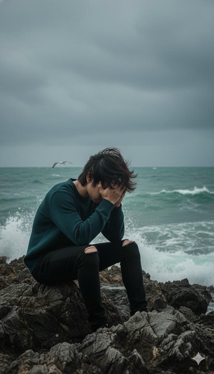 Crying Sad Boy DP