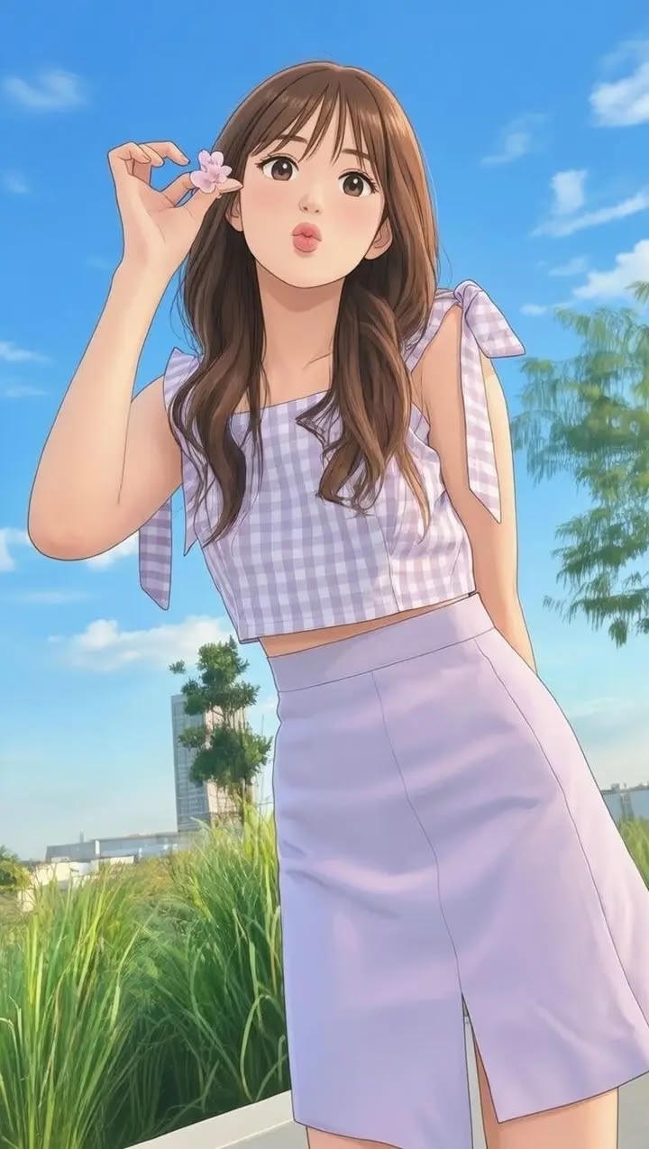 Cute Aesthetic Girl Anime DP
