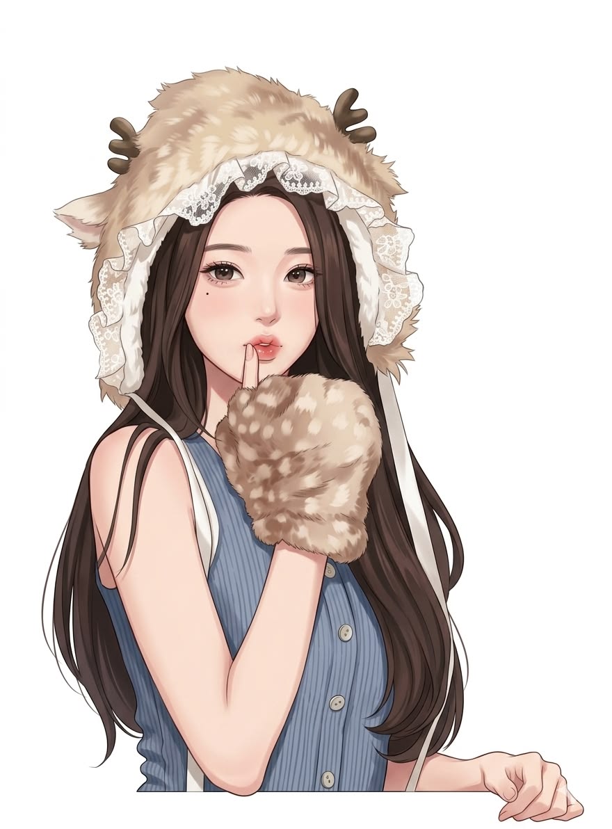 Cute Anime Girl DP HD