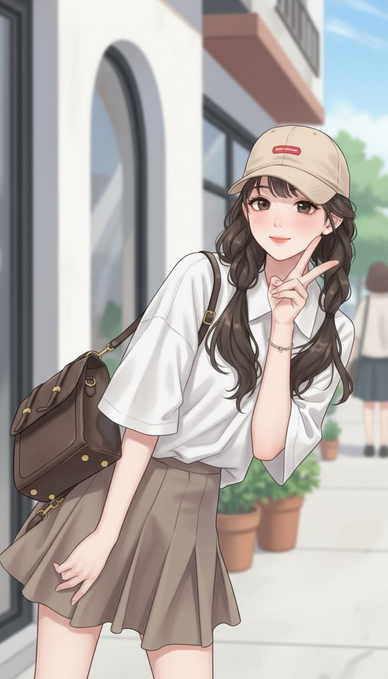 Cute Anime Girl Profile Pic for Instagram