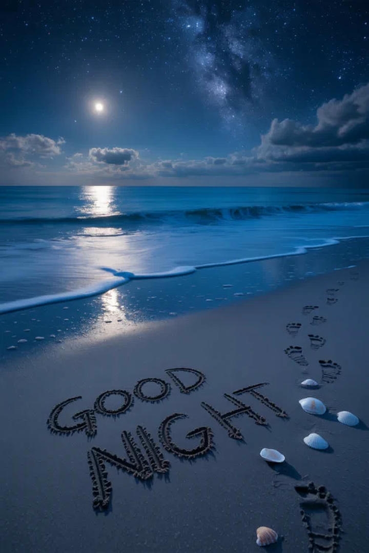 Cute Good Night Wish Image