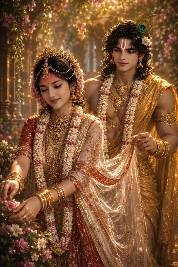 Cute Love Radha Krishna Dp