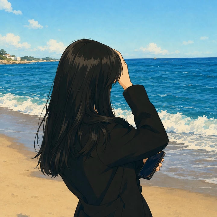 Dark Anime DP for Instagram Girl