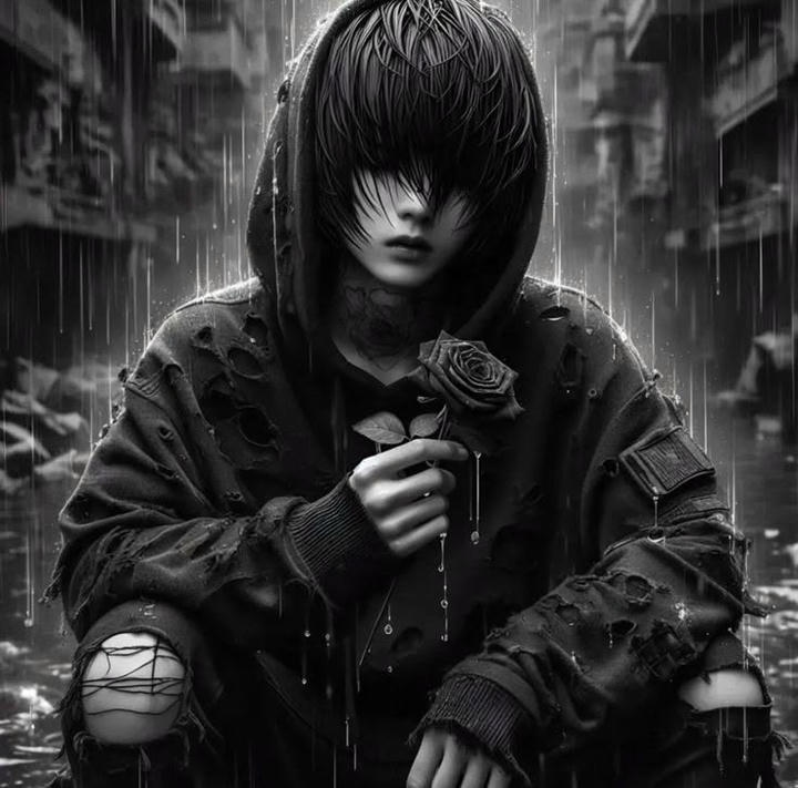Dark Sad Boy dp
