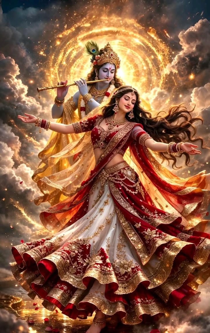 Divine love Radha Krishna pic