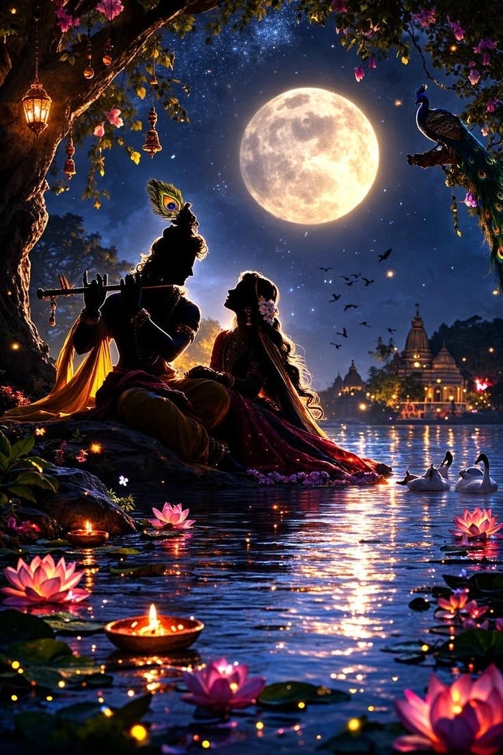 Dp pic Love Romantic Radha Krishna wallpaper hd