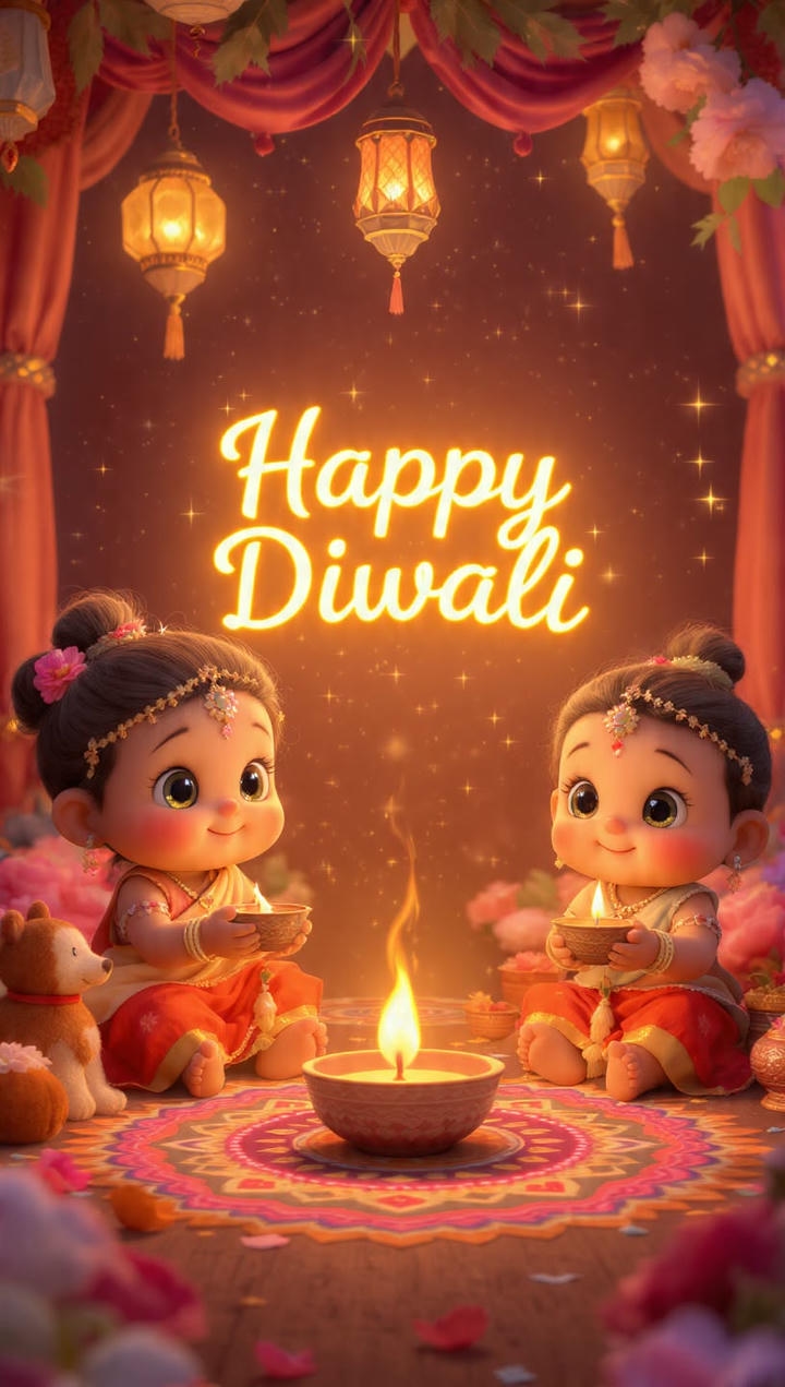 Elegant Diwali Wish Image