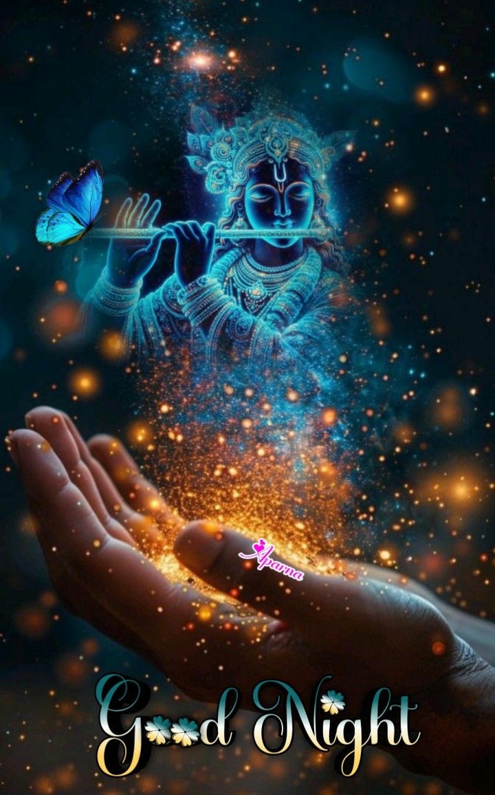 Festive Good Night Wish Image India