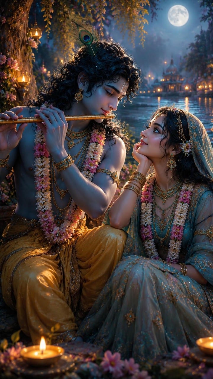 Full HD Love Radha Krishna Dp