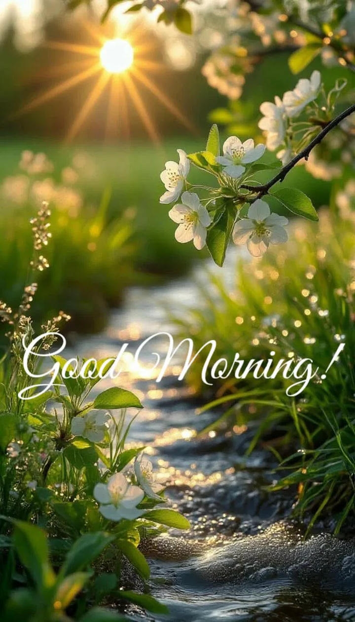 Good Morning Wish Image Rainbow