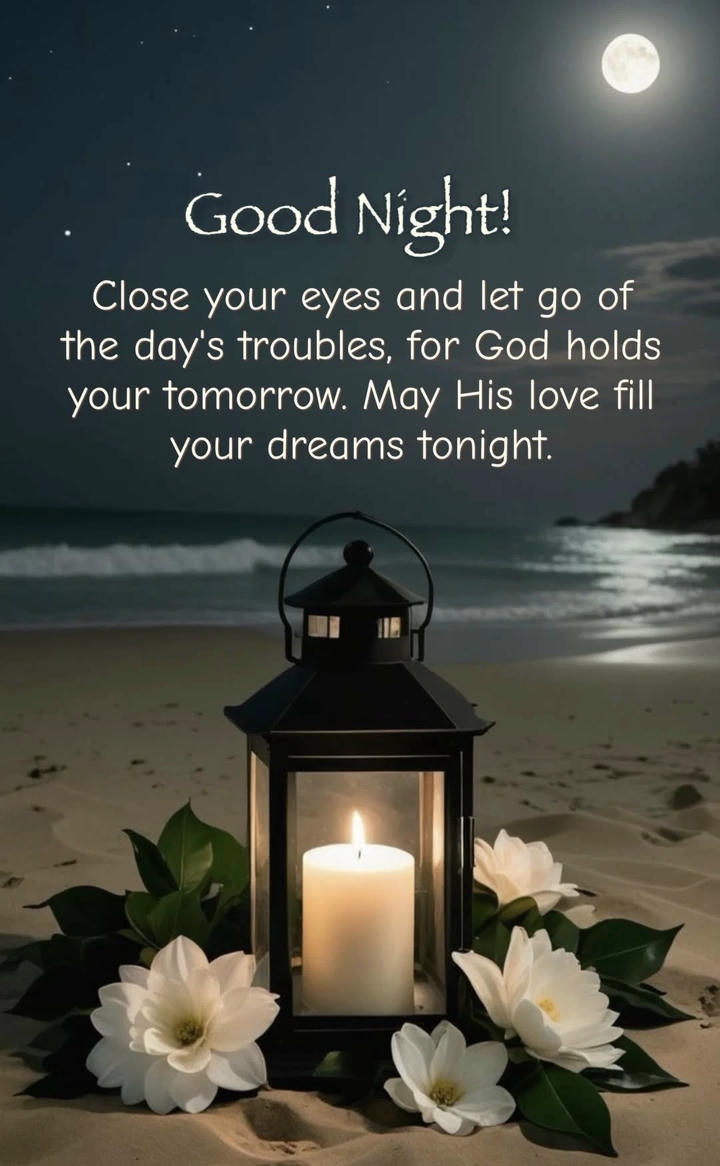 Good Night Blessings Wish Image