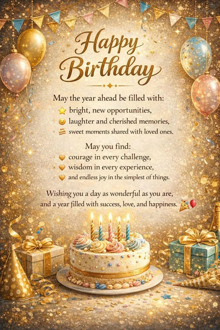 Happy Birthday Wish Image 2026