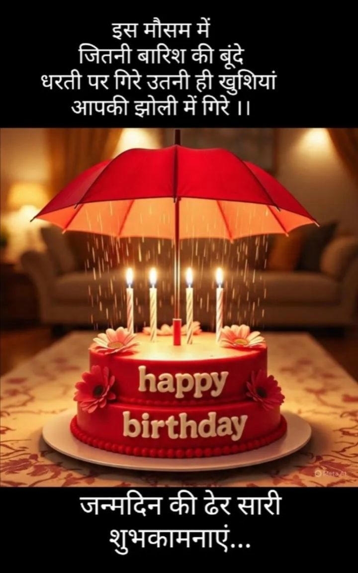 Happy Birthday Wish Image Hindi
