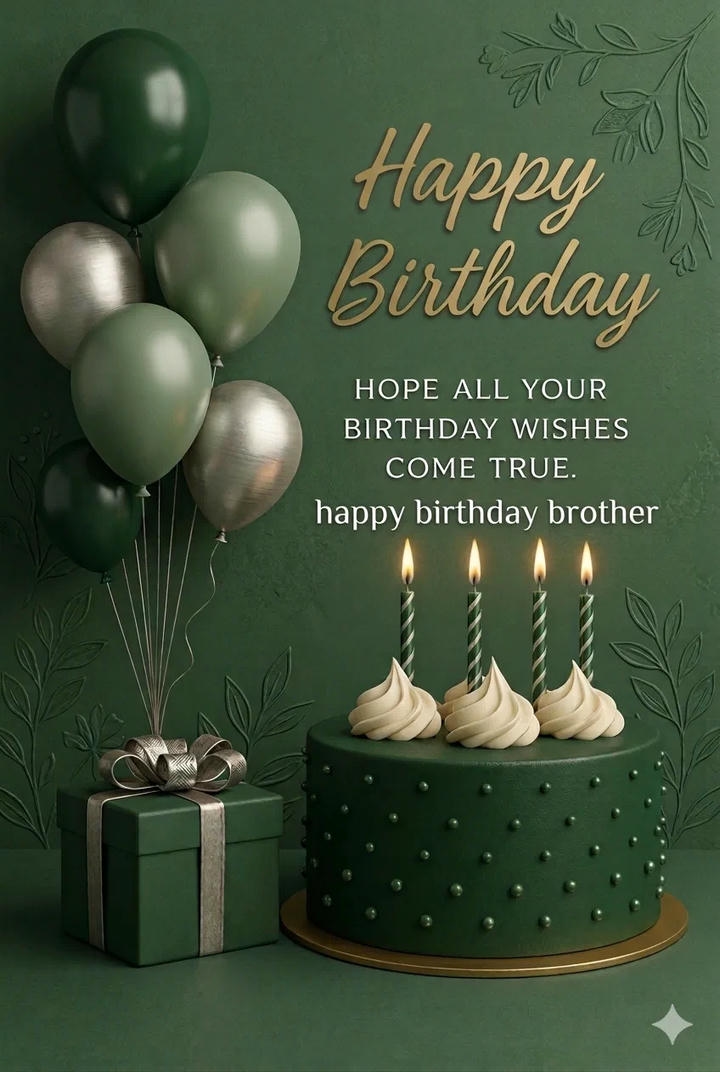 Happy Birthday Wish Image for Brother