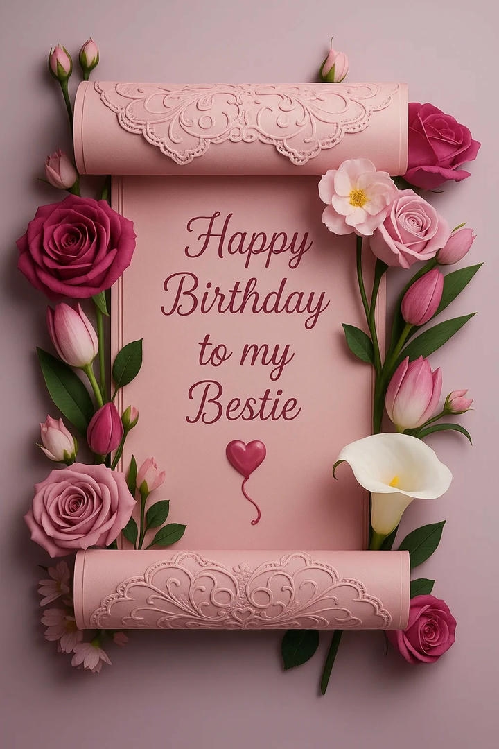 Happy Birthday Wish Image for Friend