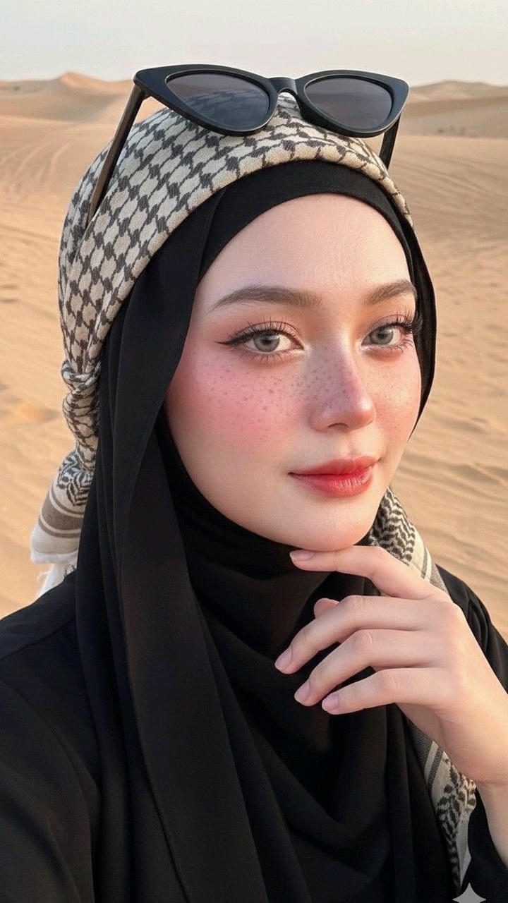 Hidden Face Hijab Girl DP