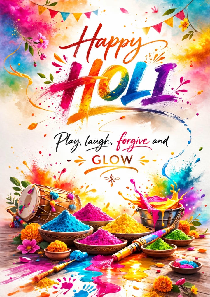 Holi 2026 Wish Image