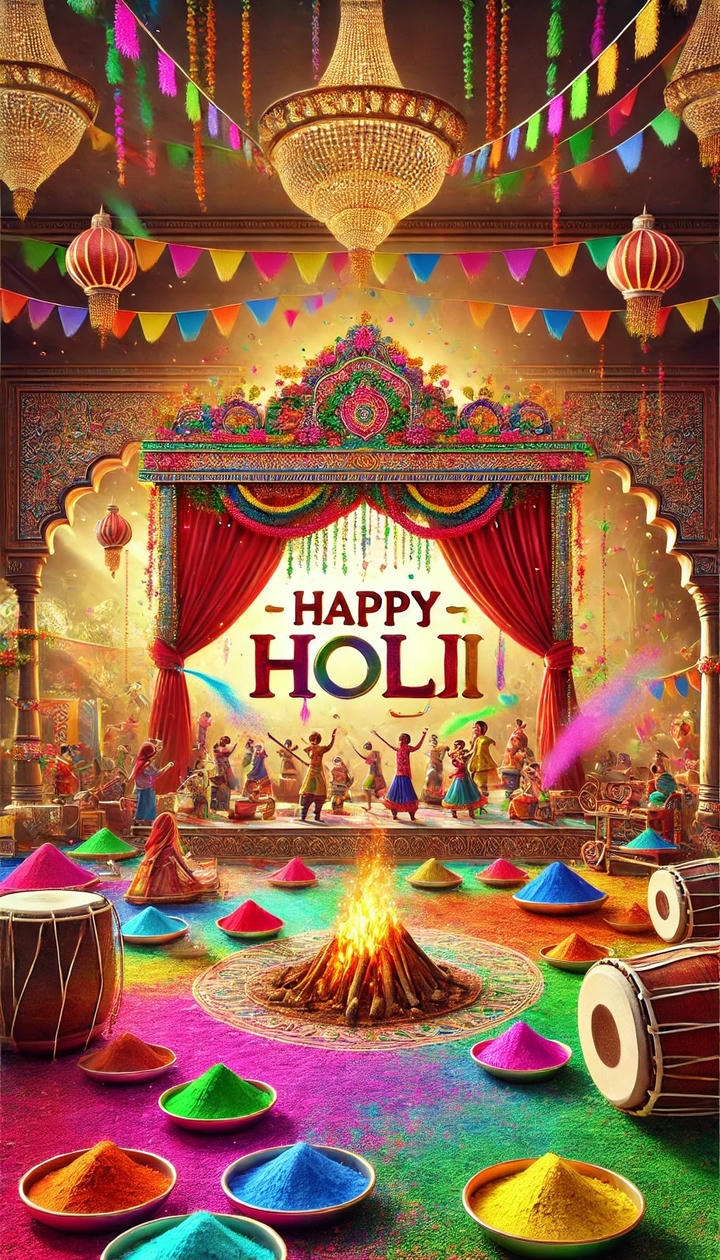Holi Wish HD Image