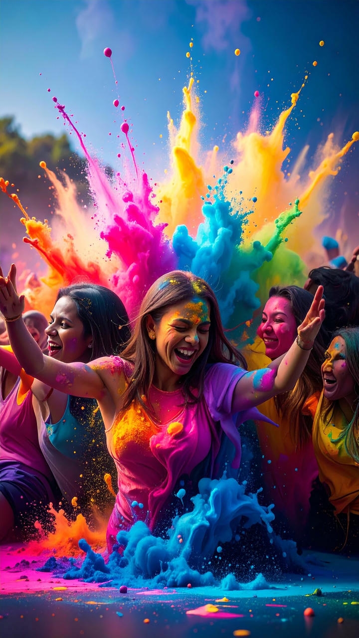 Holi Wish Photo
