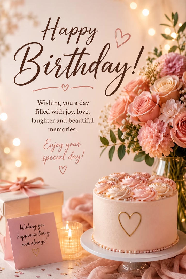Janmdin Mubarak Happy Birthday Wish Image