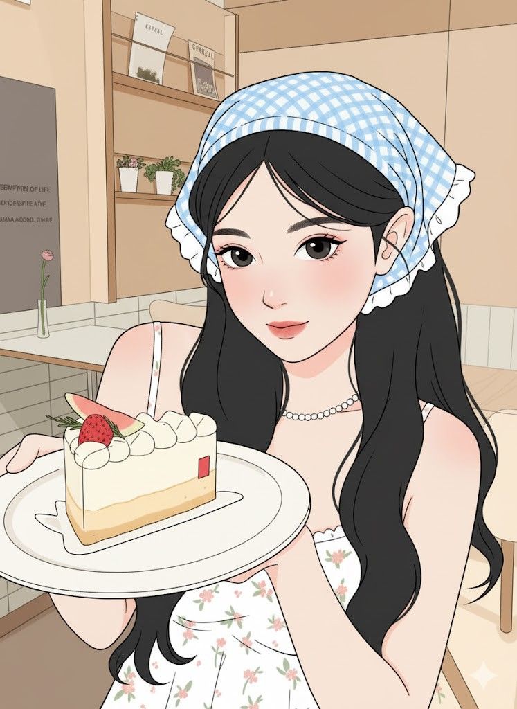 Kawaii Cute Anime Girl DP for Instagram