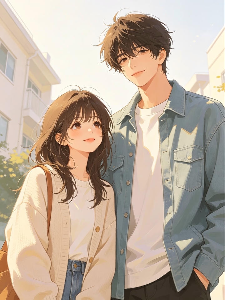 Latest Anime Couple DP for Instagram