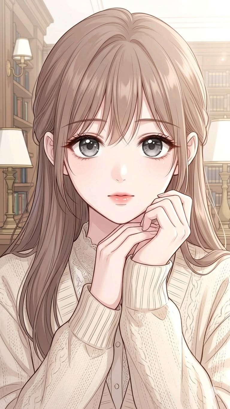 Latest Cute Anime Girl DP for Instagram