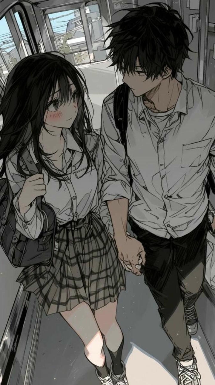Love Anime Couple DP for Instagram