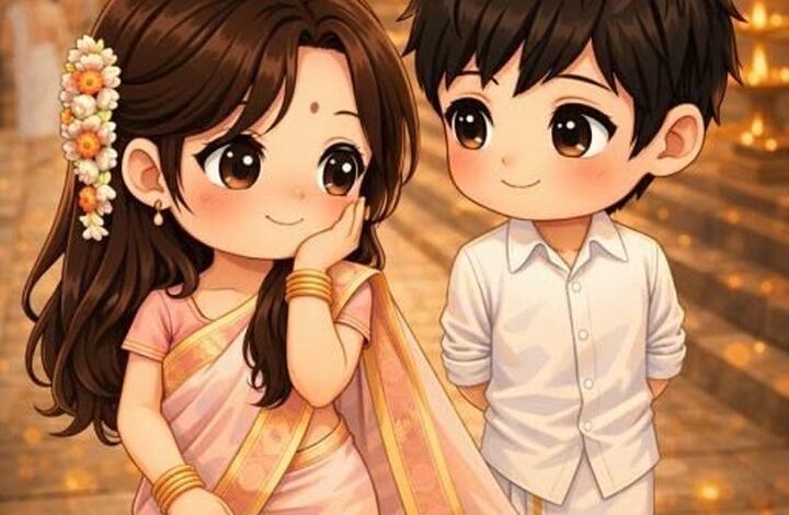 New Cartoon Couple Dp for Instagram India