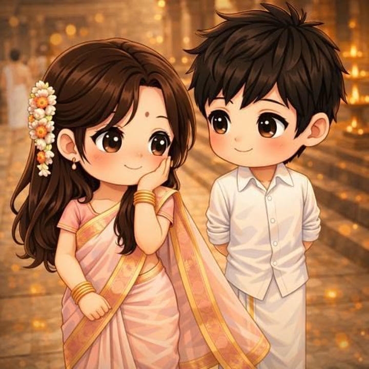 New Cartoon Couple Dp for Instagram India