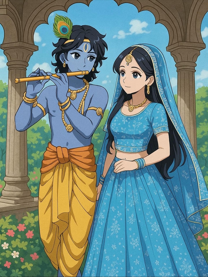 New Love Radha Krishna Dp
