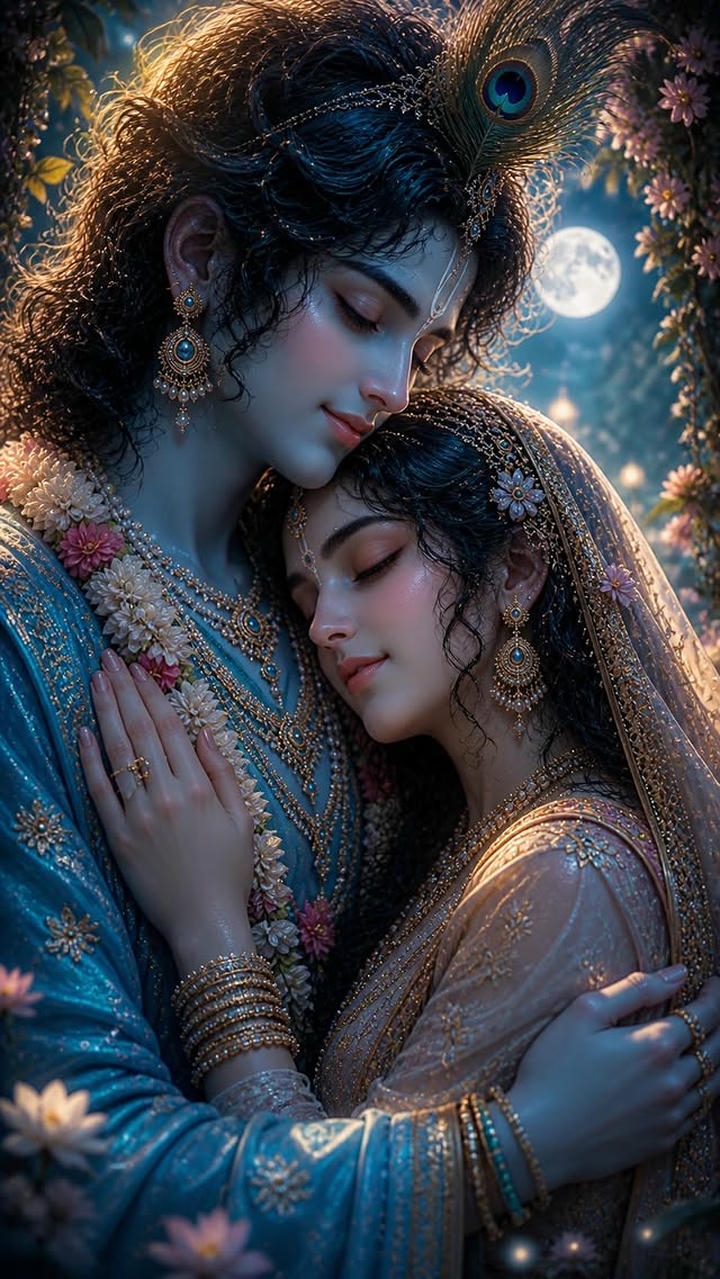 Pure Love Radha Krishna Dp