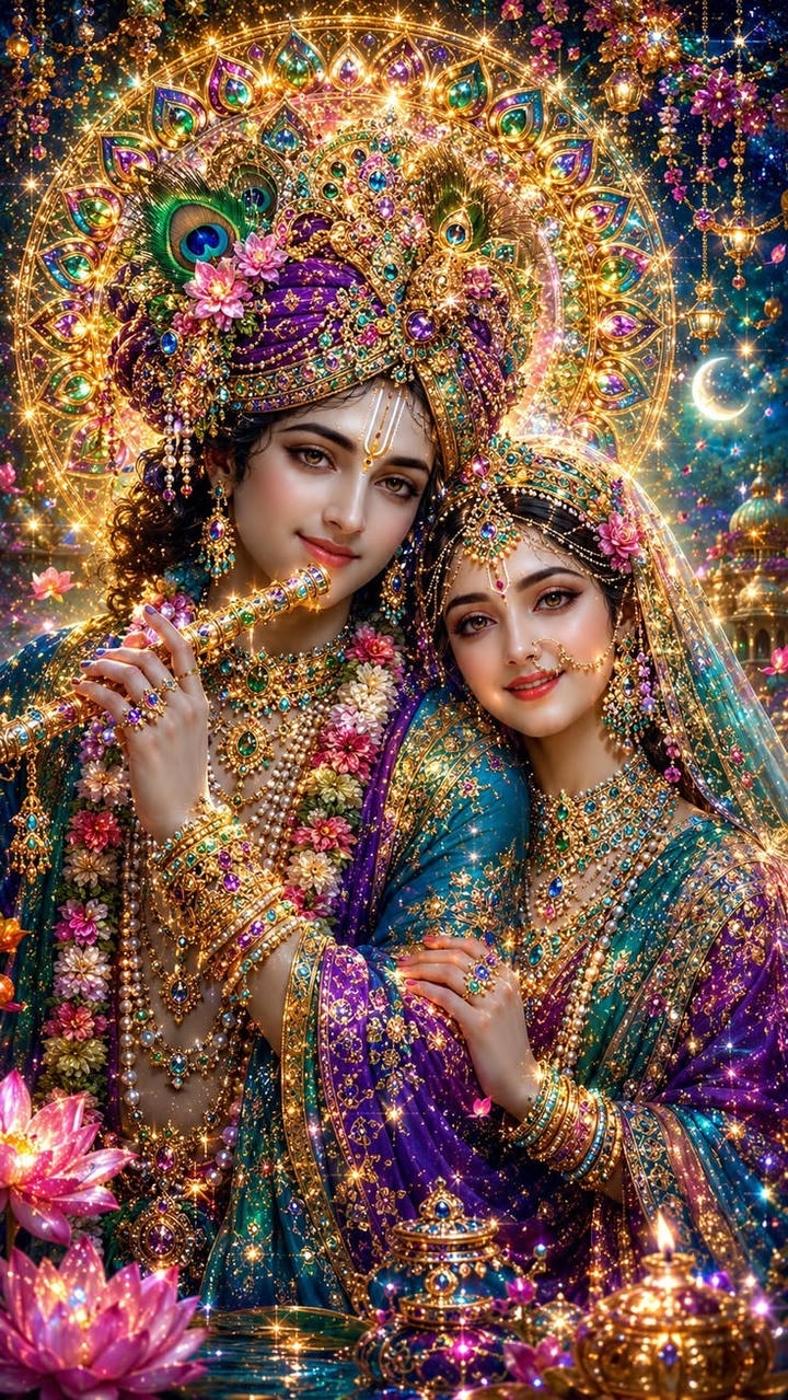 Radha Krishna devotional DP