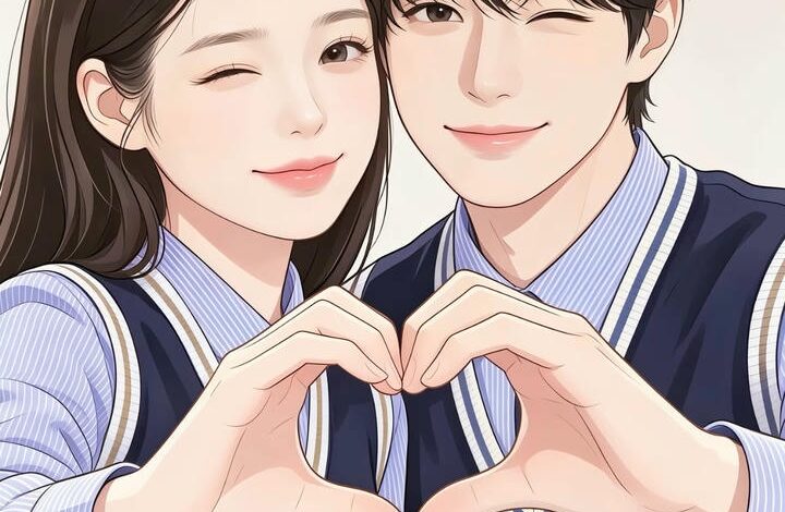 Romantic Anime Couple DP for Instagram
