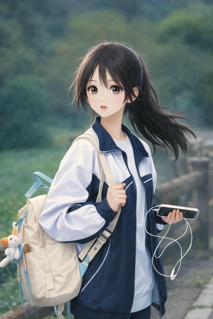 Romantic Anime Girl Dp