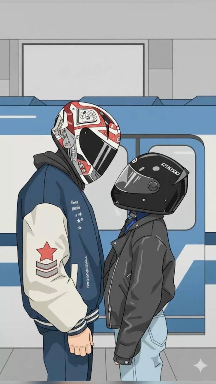 Romantic Cartoon Couple DP Boy Girl